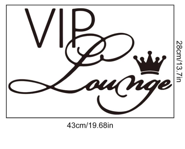 Stickers Private Lounge Salon