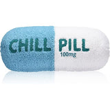 Plush Chill Pill Cushion Pillow