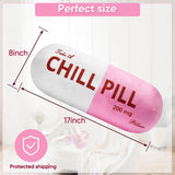 Plush Chill Pill Cushion Pillow