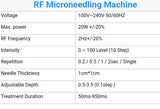 Fractional Mesotherapy Radiofrequency (RF) Microneedling Machine