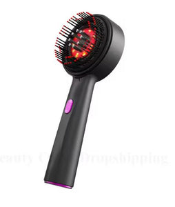 Red Light Hot Oil Hair Scalp Revitalizing Brush Comb Massager