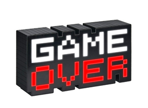 Retro 8-Bit GAME OVER Desk Light